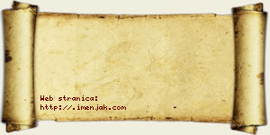 Anđelija Isidorović vizit kartica